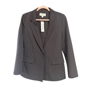 The Drop Womens Blake Long‎ Blazer Jacket Black XS Business Career